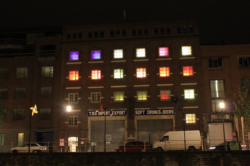 iMAL LED façade in 2010